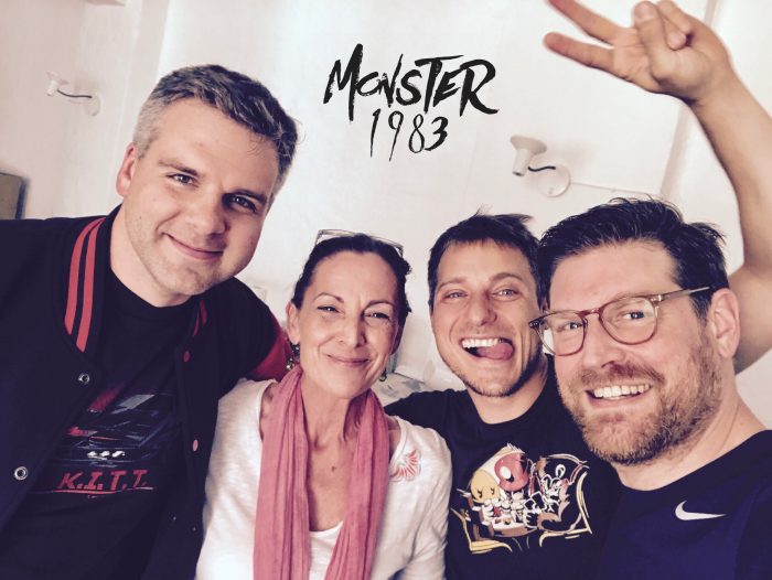 V.l.n.r.: Mr Mayer - Peter Lontzek; Lucy - Bettina Weiß; Toby Forster - Ozan Ünal